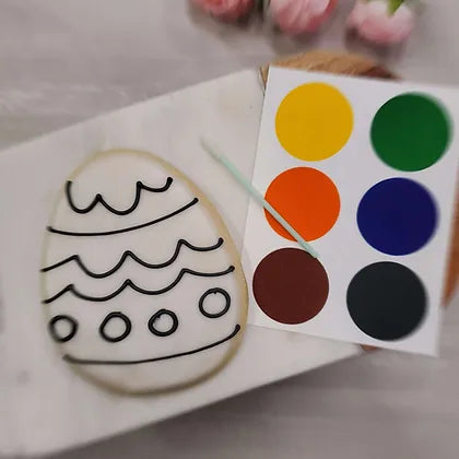 Paint Your Own Easter Egg Cookie